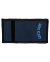 Load image into Gallery viewer, Santa Cruz Collegiate Strip Velcro Wallet - Navy
