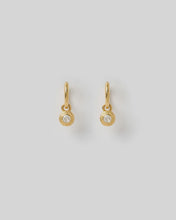 Load image into Gallery viewer, Arms Of Eve Crushed Birthstone Earrings - April Diamond
