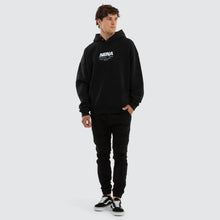 Load image into Gallery viewer, Nena And Pasadena Network Box Fit Hoodie - Anthracite Black
