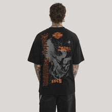 Load image into Gallery viewer, Kiss Chacey x Harley Davidson Thunder Cage Street Tee - Jet Black

