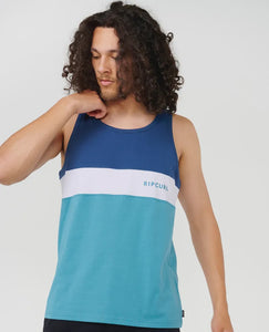 Rip Curl Undertow Panel Tank - Ocean