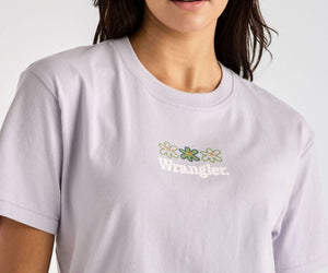 Wrangler Daisies Relaxed Tee - Lilac