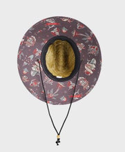 Load image into Gallery viewer, The Mad Hueys Hueys Tatto Straw Hat - Vintage Black
