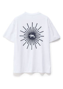 S Double Sunburst S/S Tee - White