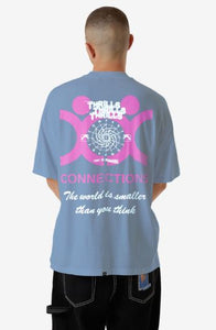 Thrills Connections Box Fit Oversize Tee - Forever Blue