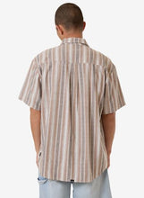 Load image into Gallery viewer, Thrills Unlocked Stripe Short Sleeve Shirt - Breen
