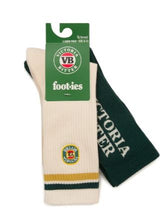 Load image into Gallery viewer, Victoria Bitter Retro Fresh Sneaker Sock 2 Pack - White/Off-White

