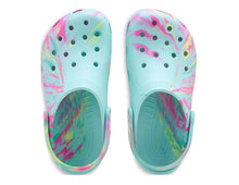 Load image into Gallery viewer, Crocs Kids Classic Marbled Clog  - Aquamarine/Multi
