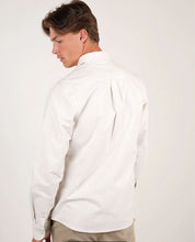 Load image into Gallery viewer, James Harper Oxford Stripe Long Sleeve Shirt - Tobacco
