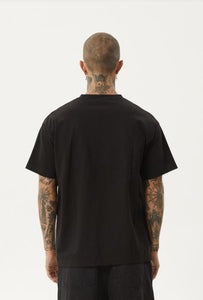 Afends Bad Luck Heavy Boxy Fit Tee - Black