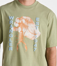 Load image into Gallery viewer, Wrangler Necro Slacker Tee - Tea Leaves

