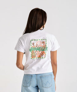 Wrangler Fossilised Shrunken Tee - Optic White