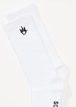 Load image into Gallery viewer, Afends Flame 3 Pack Socks - White
