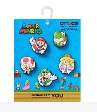 Load image into Gallery viewer, Crocs Super Mario Core 5 Pack Jibbitz
