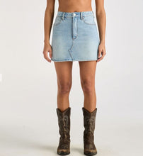 Load image into Gallery viewer, Wrangler Repair Mini Skirt - Sun Bleached
