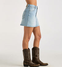 Load image into Gallery viewer, Wrangler Repair Mini Skirt - Sun Bleached
