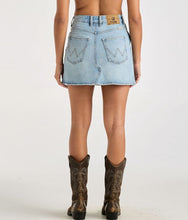 Load image into Gallery viewer, Wrangler Repair Mini Skirt - Sun Bleached
