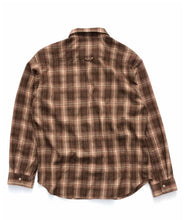 Load image into Gallery viewer, S Double Dover Flannel LS Shirt - Mocha
