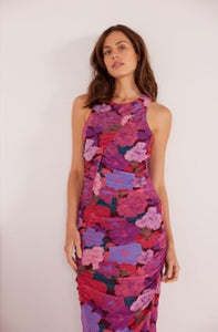 MINKPINK Lexie Mesh Midi Dress - Floral Blooms