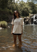 Load image into Gallery viewer, Afends Shapes Oversized Tee  - Moonbeam
