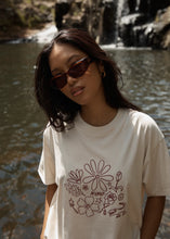 Load image into Gallery viewer, Afends Shapes Oversized Tee  - Moonbeam
