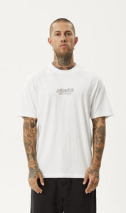 Afends Flatline Retro Fit Tee - White