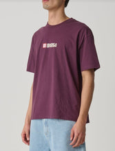 Load image into Gallery viewer, S Double S Cube Mid Block Tee - Bordeaux
