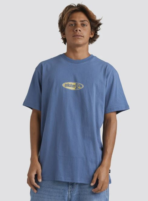 Quiksilver Channel Fix T-Shirt - China Blue