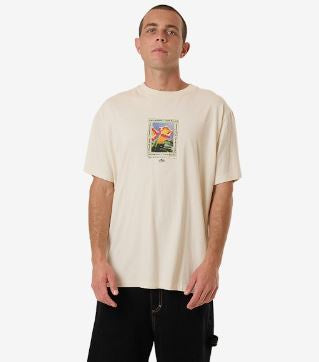 Thrills Beautifully Deadly Merch Fit Tee - Heritage White