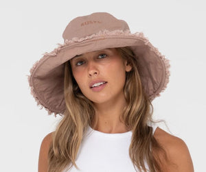 Rusty Gleam Organic Bucket Hat - Taupe