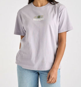 Wrangler Daisies Relaxed Tee - Lilac