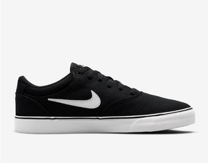 Nike Sb Chron 2 Canvas Shoe - Black/White-Black