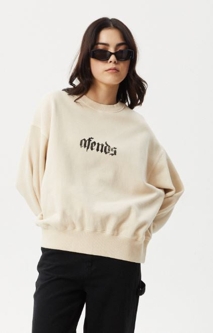 Afends Scorpio Crew Neck Sweater - Sand