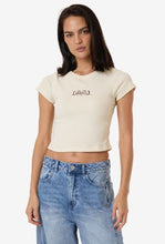 Load image into Gallery viewer, Thrills Flourish Curve Tee - Heritage White
