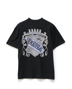 S Double Coat Of Arms S/S Tee - Black