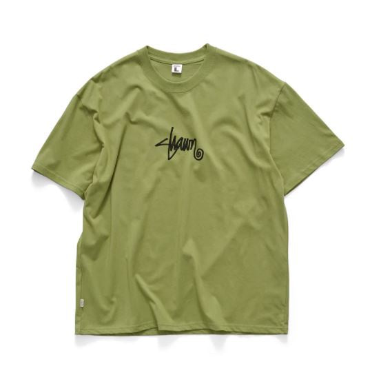 S Double Small Stock SS Tee - Military Green