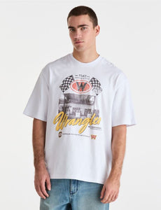 Wrangler All Gas Slacker Tee - White