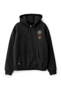 S Double 25/26 Zip Thru Hoodie - Black
