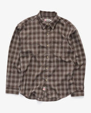 Load image into Gallery viewer, S Double Surface Plaidl L/S Shirt - Brown
