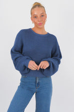 Load image into Gallery viewer, Rhythm Classic Knit Jumper - Steel Blue
