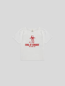 Billy Bones Club Cool It Baby Tee - Vintage White