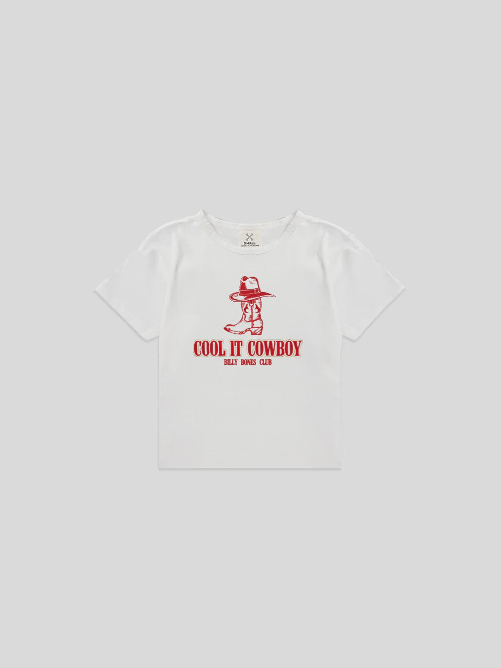 Billy Bones Club Cool It Baby Tee - Vintage White