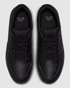 Nike SB Force 58 Premium Leather Shoe - Black/Black