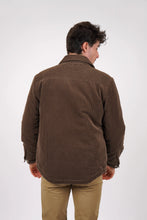 Load image into Gallery viewer, James Harper Cord Padded Jacket - Chocolate
