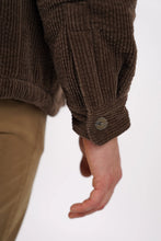 Load image into Gallery viewer, James Harper Cord Padded Jacket - Chocolate
