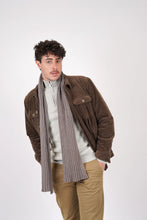 Load image into Gallery viewer, James Harper Cord Padded Jacket - Chocolate
