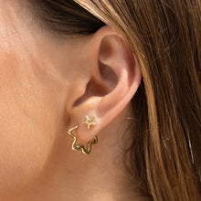 Load image into Gallery viewer, Arms Of Eve Pixie Gold Huggie Earrings
