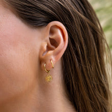 Load image into Gallery viewer, Arms Of Eve Magnolia Gold Charm Earrings
