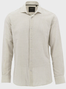 Daniel Hechter L/S Stripe Shirt - Brown