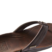 Load image into Gallery viewer, Reef Mens Leather Offshore - Dark Brown
